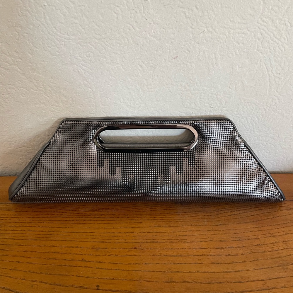 Whiting & Davis deco inspired clutch